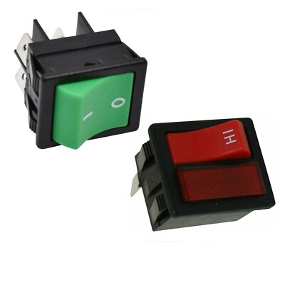 Henry Ein/Aus Schalter & Hi Low 2 Gang Set für Numatic Hoover James Hetty 582 +102