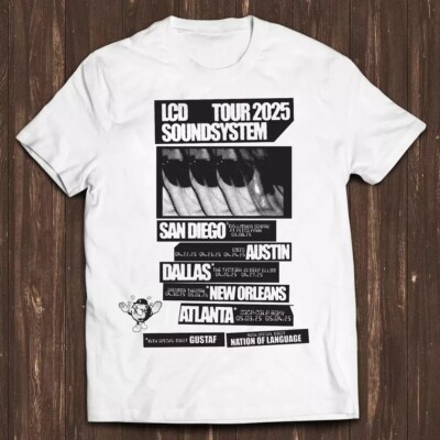 New LCD Soundsystem Band Tour 2025 T Shirt Full Size S-5XL BL1338