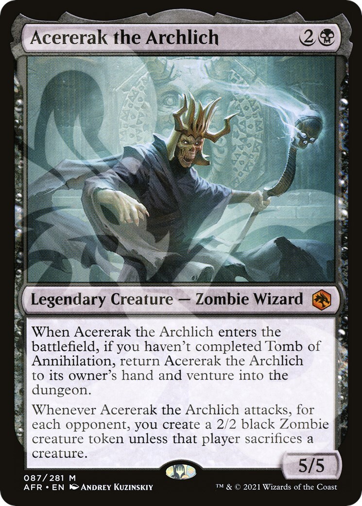 Acererak the Archlich AFR Ampersand Promos Foil for sale online | eBay