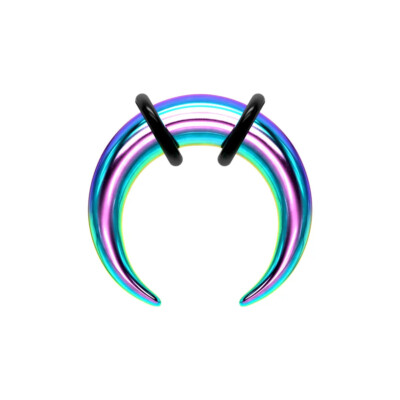 Surgical Steel Crescent Tapers Bull Stretchers Expander Horseshoes Septum Ring
