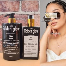 Golden Glow Body Milk 500ml Lotion Intensive Active Milk And Shower Bath