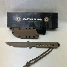 Spartan Blades Formido Knife Flat Dark Earth SB390EKY Tan Kydex Sheath S45VN