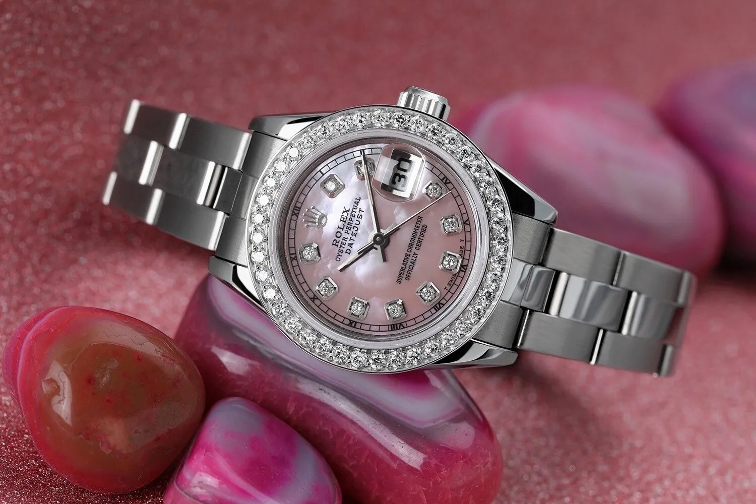 Rolex Datejust Pink Mother Of Pearl