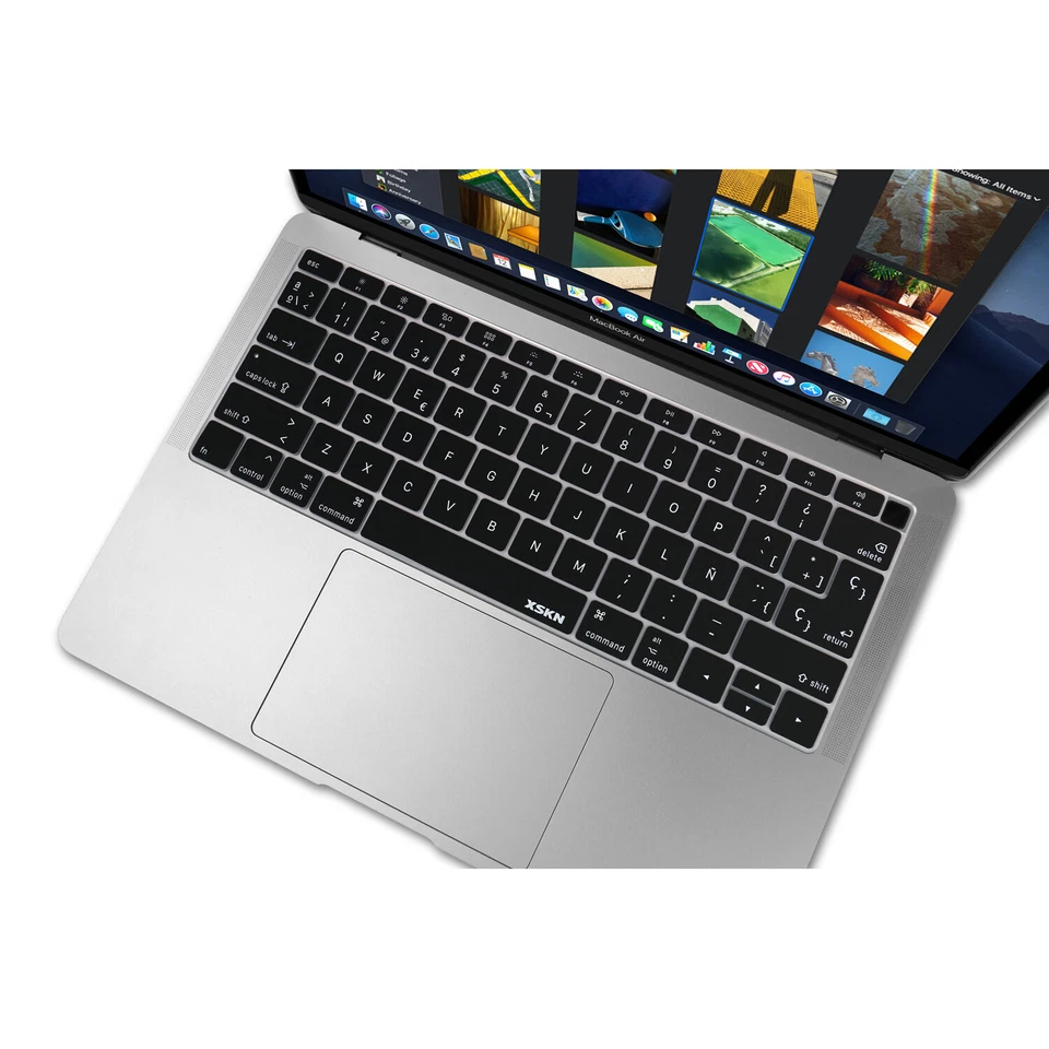Чехол для испанской клавиатуры XSKN для Macbook Air 13.3 2018 года с сенсорным идентификатором A1932 - Изображение 4 из 4