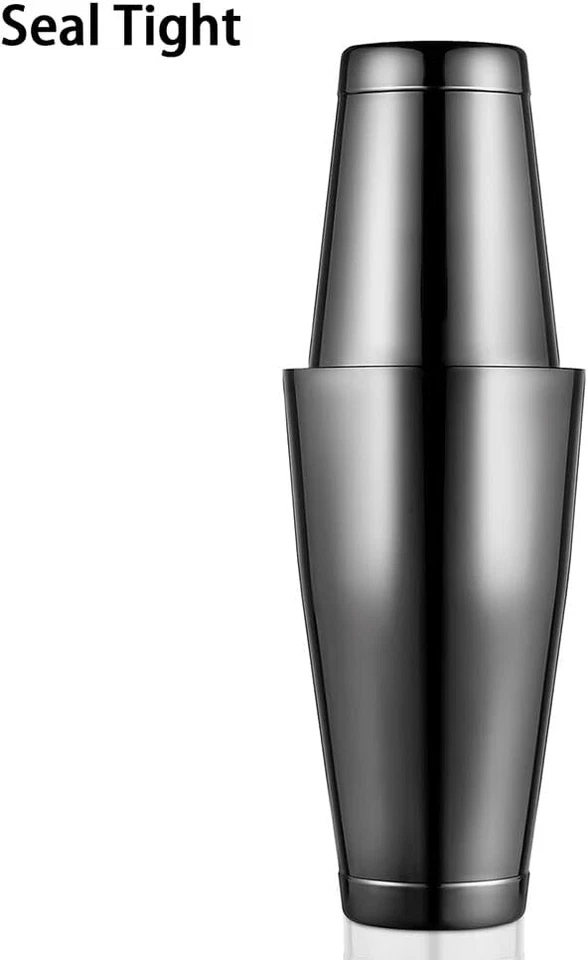 Juego De Coctelera Boston, Latas De Coctelera Con Peso De Acero Inoxidable Neuvo Foto 4 de 4