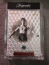 Marketplace image: 2024 Keepsake Edition Bruce Lee authentic relic 6mm Green Onyx SUPERFRACTOR 1/1