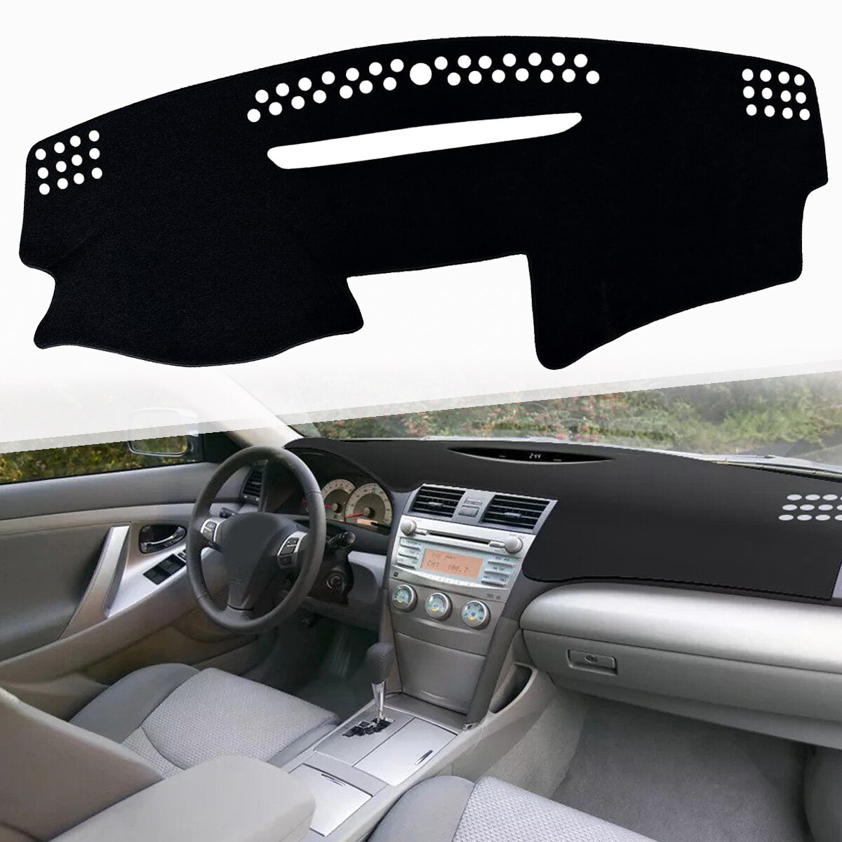 Dashboard Cover Pad Dash Mat Non-Slip For Toyota Camry 2007
