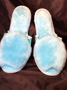 blue mule slippers