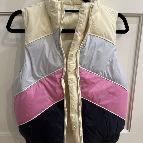 Neu mit Etikett Small Marine Layer Archive wattierte Wendeweste Ice Colorblock - Bild 6 von 8