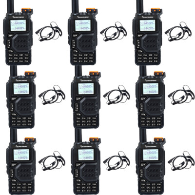Quansheng UV K5 Walkie Talkie VHF UHF Dual Band Two-way Radio with Earpiece LOT