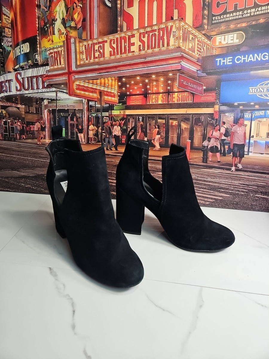 Steve Madden Black Suede Leather 4