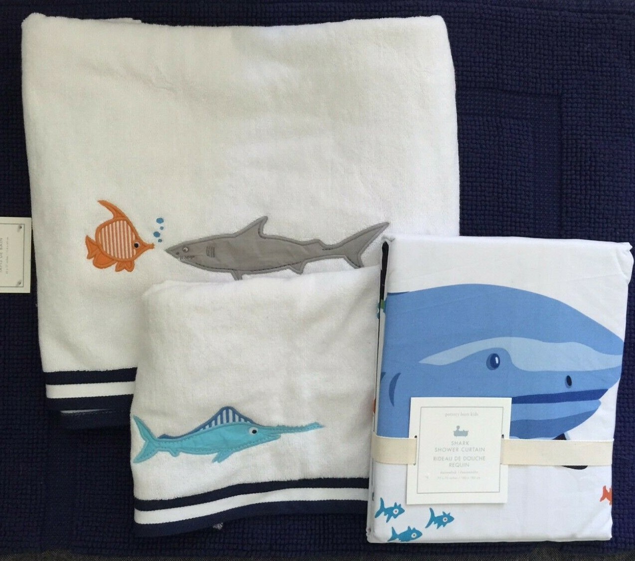 Hand Towel  Navy 3pc