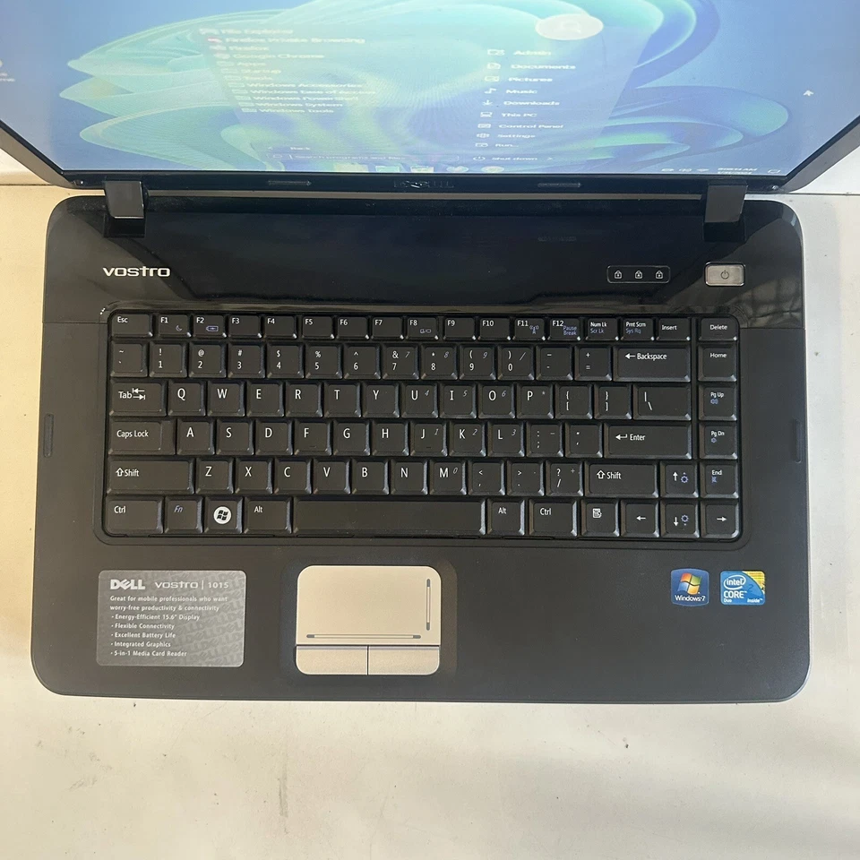 Dell Vostro 1015 15,6” Core 2 Duo 2 GB RAM 250 GB HDD Windows 11 Foto 3 de 4