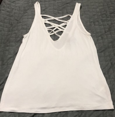 Download H&M plunging neckline tank Sz XS | eBay