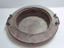Braciere antico in rame Conca scaldino di diametro 45 cm USATO