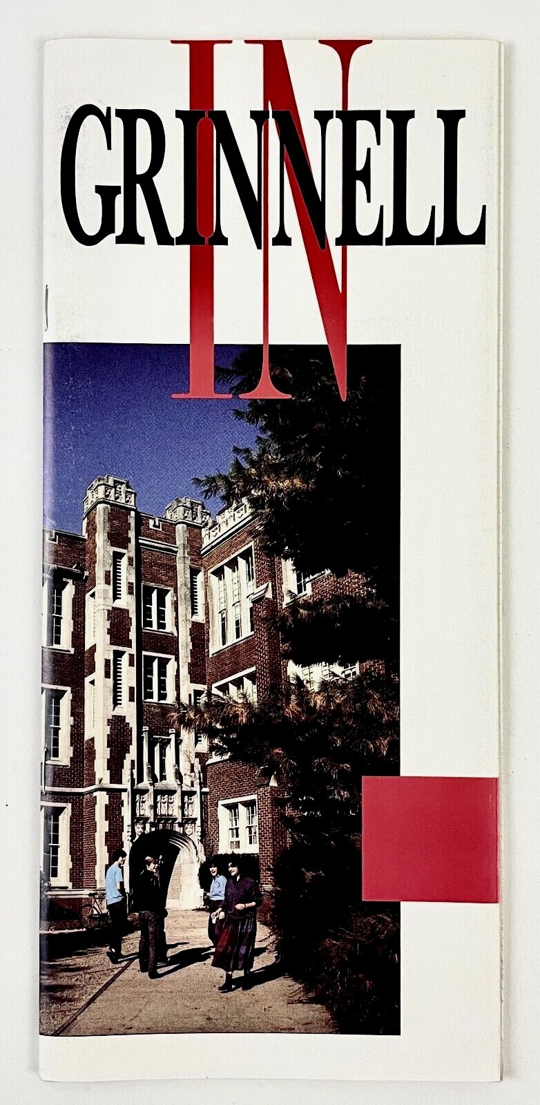1988 Grinnell College Iowa Vintage Ad Brochure Campus Life Student