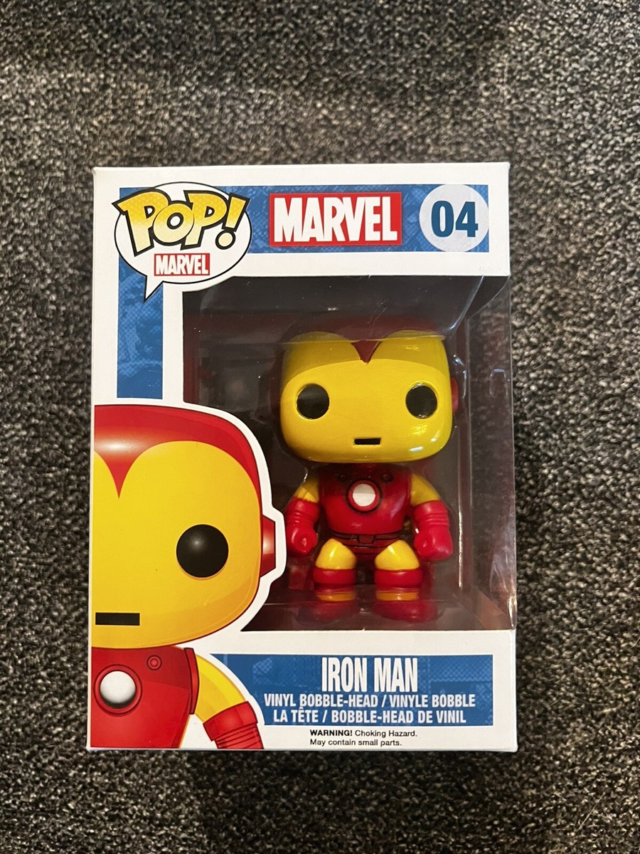 Funko Pop! Marvel Iron Man Figur – Ca. 9 Cm, Vinyl-Bobblehead, Sammlerstück