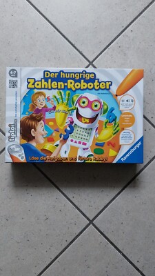 Ravenburger tiptoi Der hungrige Zahlen-Roboter 4-7 Jahre