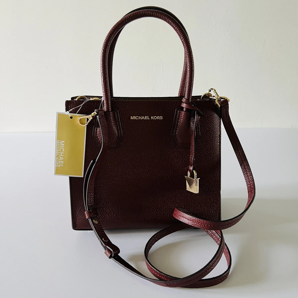 Michael kors deals oxblood handbag