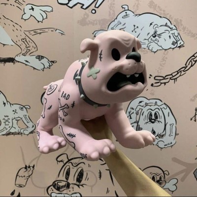 Cote Escriva Creepy Dog ​​Pink Figure | eBay