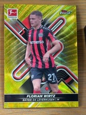 2021-22 Topps Finest Bundesliga Yellow & Yellow Wave Refractor Pick your Card