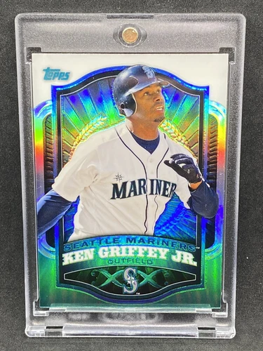 Ken Griffey Jr. RARE HOLO REFRACTOR TOPPS SP INVESTMENT CARD MARINERS MVP HOF