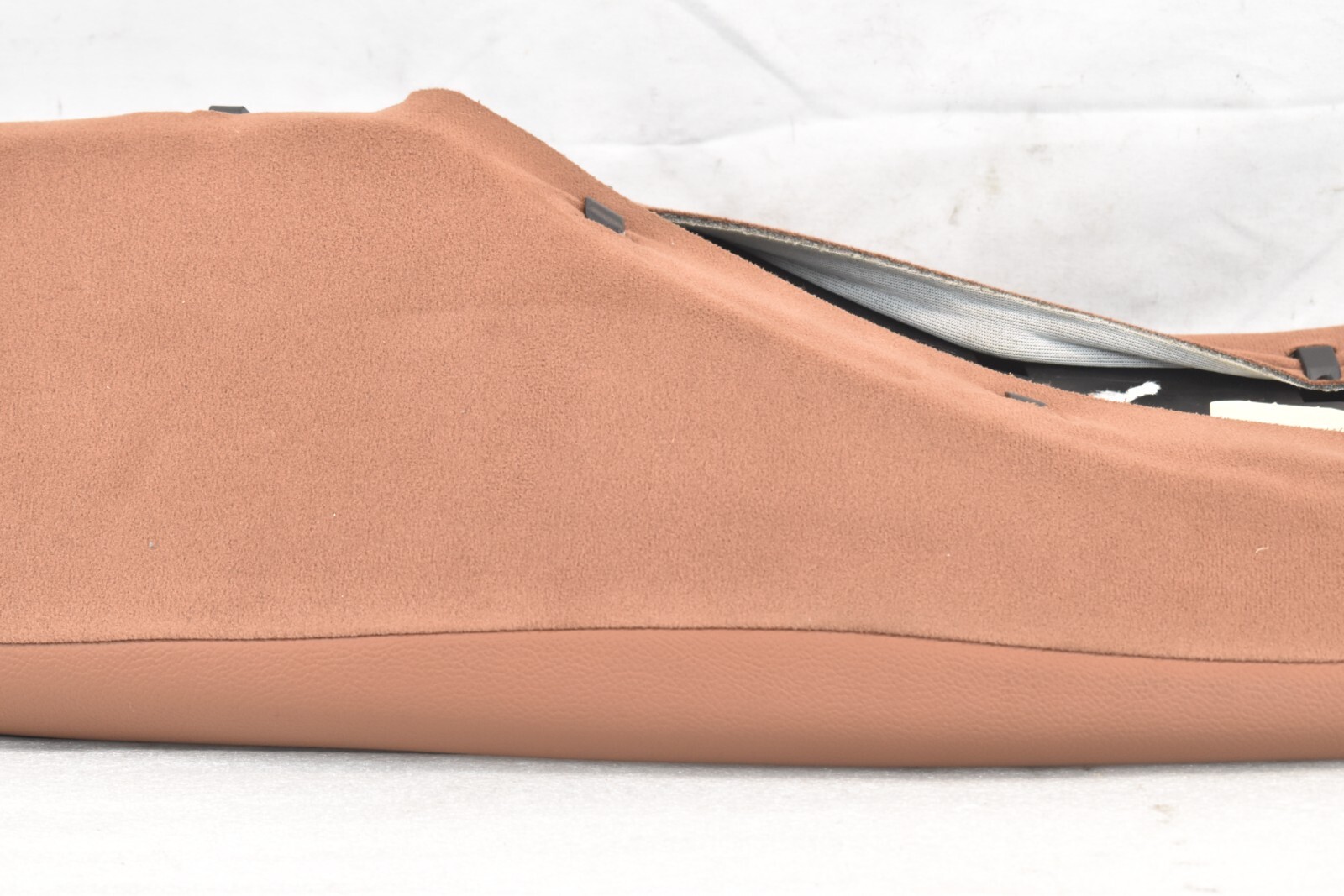 14-17 Maserati Ghibli Rear Left Driver Side Seat Bolster Cushion Pad Cover Brown
