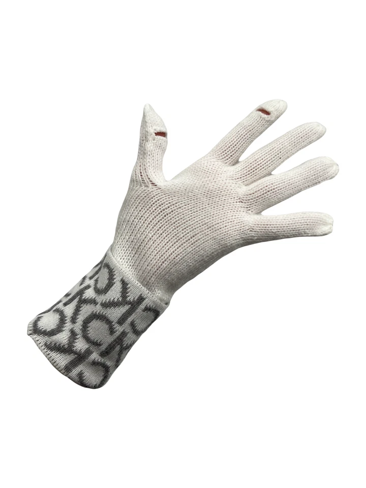 NWT $48 One Size - Calvin Klein Logo Cuff Luxe Knit Touchscreen Gloves - Image 3 of 3