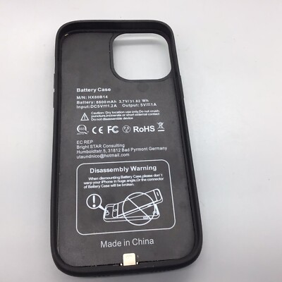 Battery Case For iphone 13 Pro Max, 8600 mah, Tested Works