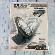1981 BF Goodrich Tires Vintage Print Ad/Poster Pinup Promo Art Magazine Page