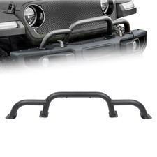 For Jeep Wrangler Jl 2018-2024 Front Bumper Grille Winch Brush Guard Bull Bar