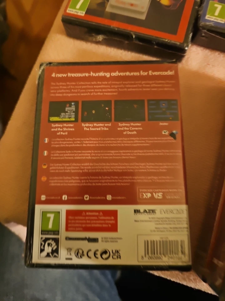 Evercade The Sydney Hunter Collection - NEW Damaged Plastic Cover  - Image 3 of 4