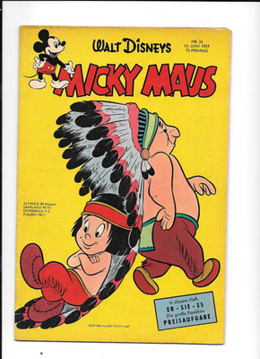 Mickey Mouse 1959 No.24 Ehapa Publisher