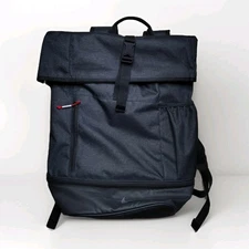 Nike Sportswear GOLF Backpack Heather Gray With Laptop Sleeve Roll Top Bag