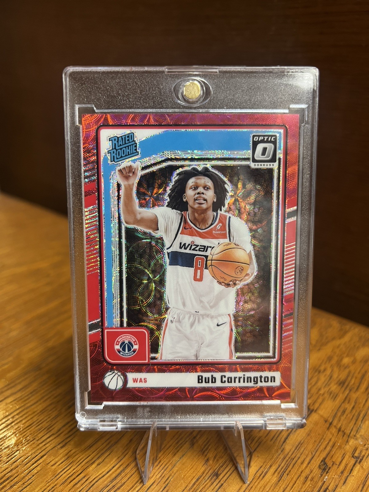 2024-25 Panini Donruss Optic Bub Carrington Rated Rookie Red International #273