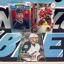 OLIVER BJORKSTRAND - 3 Card Lot 🔥🔥🔥 Rookies, Short Prints & Inserts
