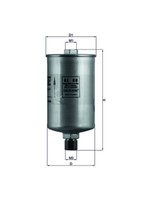 Kraftstofffilter Knecht Kl 88 Leitungsfilter FüR Audi Vw A6 100 80 200 90 Golf 2