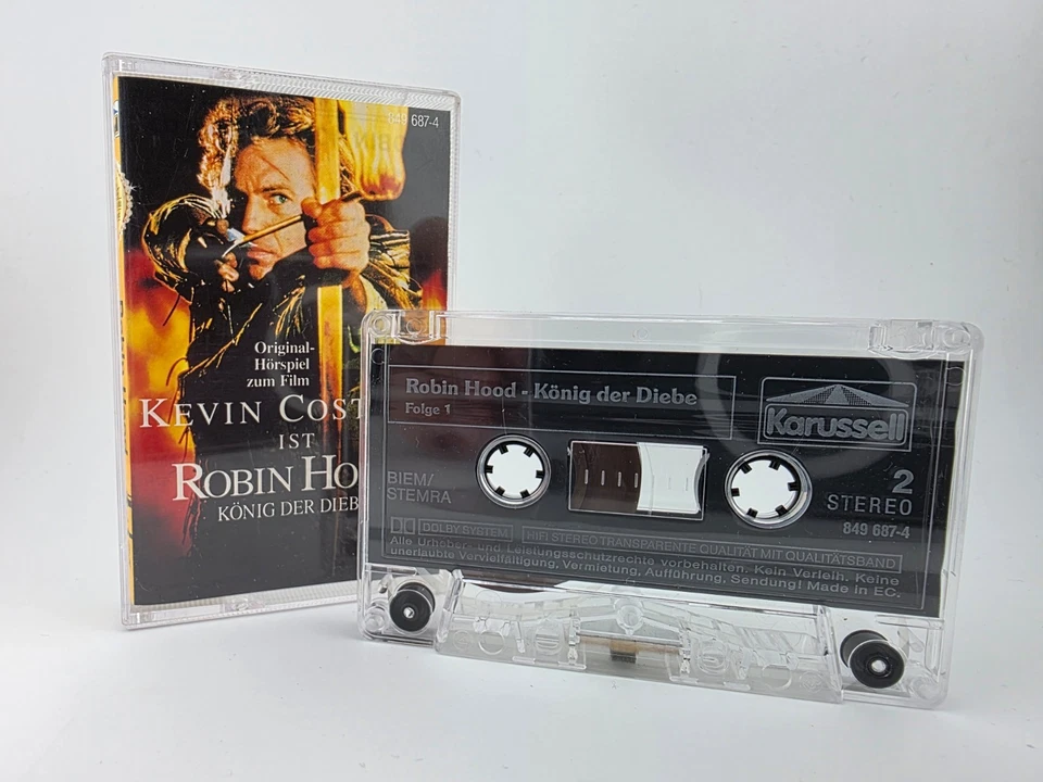 Robin Hood König der Diebe Hörsppiel zum Film Folge 1 Kassette MC Karussell - Bild 2 von 4