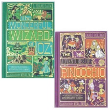 The Wonderful Wizard of Oz and The Adventures of Pinocchio - Minalima Edition HB