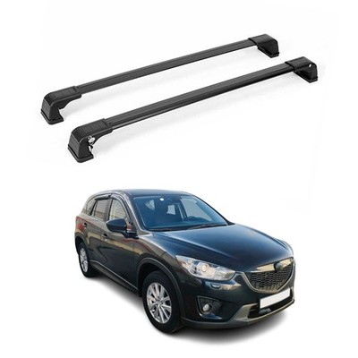 Roof Rack Cross Bars Carrier Aluminium for Mazda CX-5 2013-2016