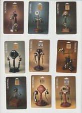 FRANCIA   9  SCHEDE  VECCHI TELEFONI FRANCESI  - SCHEDE IN OTTIME CONDIZIONI