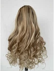 Full Lace Wig Ombre Blonde Highlight Remy Human Hair Wig for Women
