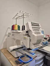 USED 7 Needle Embroidery Machine - Happy Japan Journey