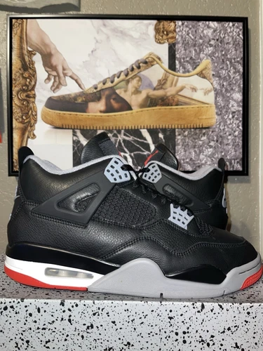 Air Jordan 4 Retro 2024 Size 10 Bred Reimagined FV5029 006 