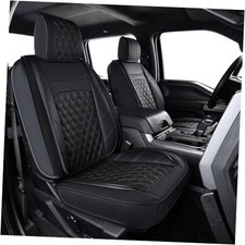 Silverado Sierra Seat Covers, for Truck Chevy Silverado GMC Full Set Black