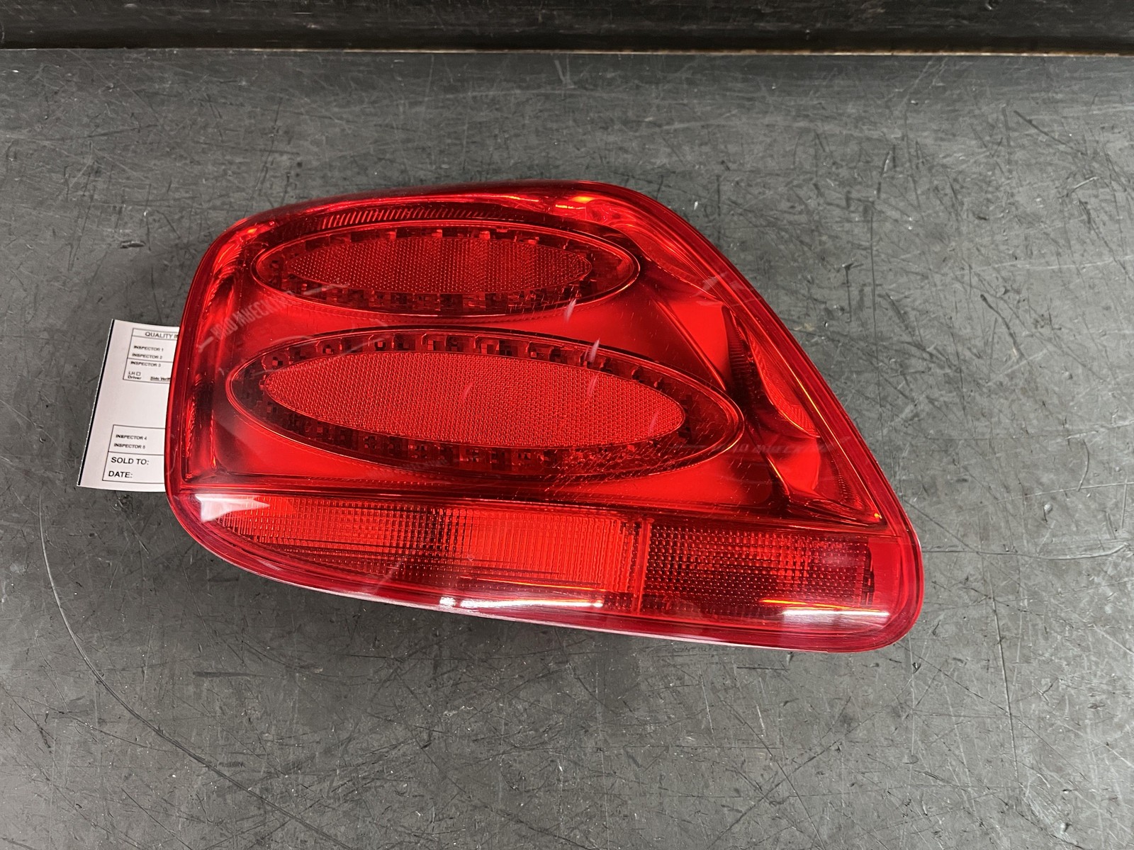 03-09 BENTLEY CONTINENTAL DRIVER LH QUARTER PANEL MOUNTED TAIL LIGHT STOP LAMP