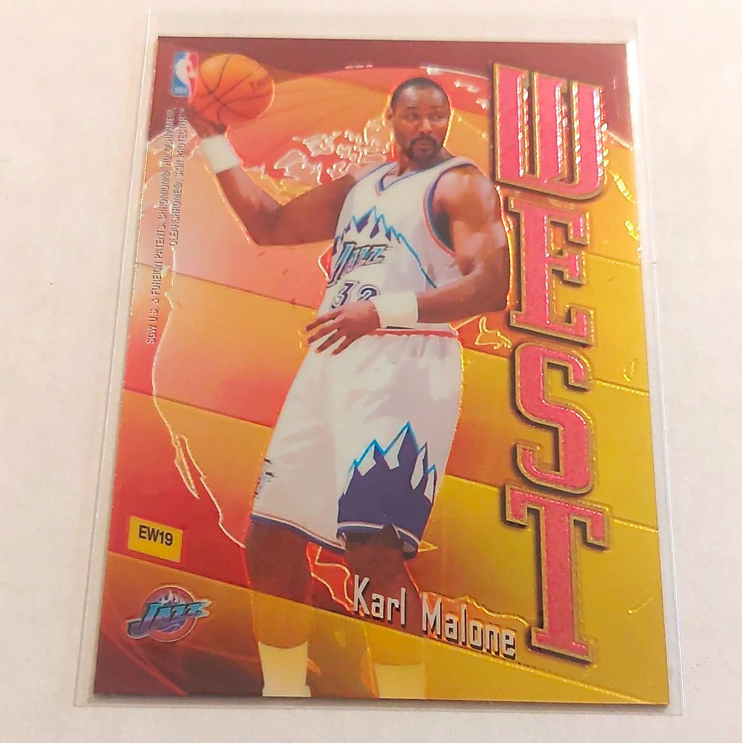 Topps 1998-99 East/West  Karl Malone EW19 Jayson Williams