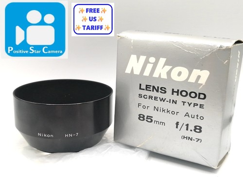 🎦👀✨Unused✨ Nikon HN-7 Metal Lens Hood for 85mm F1.8 Ai-s 85mm F2 From JAPAN