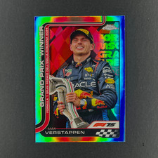 2025 Topps Chrome Formula 1 F1 Max Verstappen #99 Refractor Oracle Red Bull