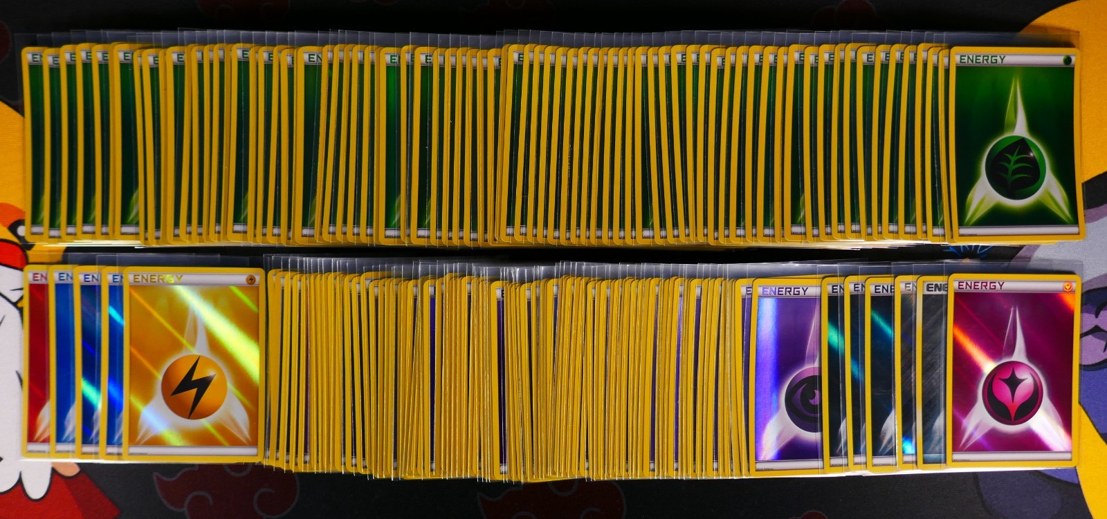 NM/MP Pokemon (Reverse Holo) ENERGY 168-Card LOT Unnumbered Deck Set Foil 2011